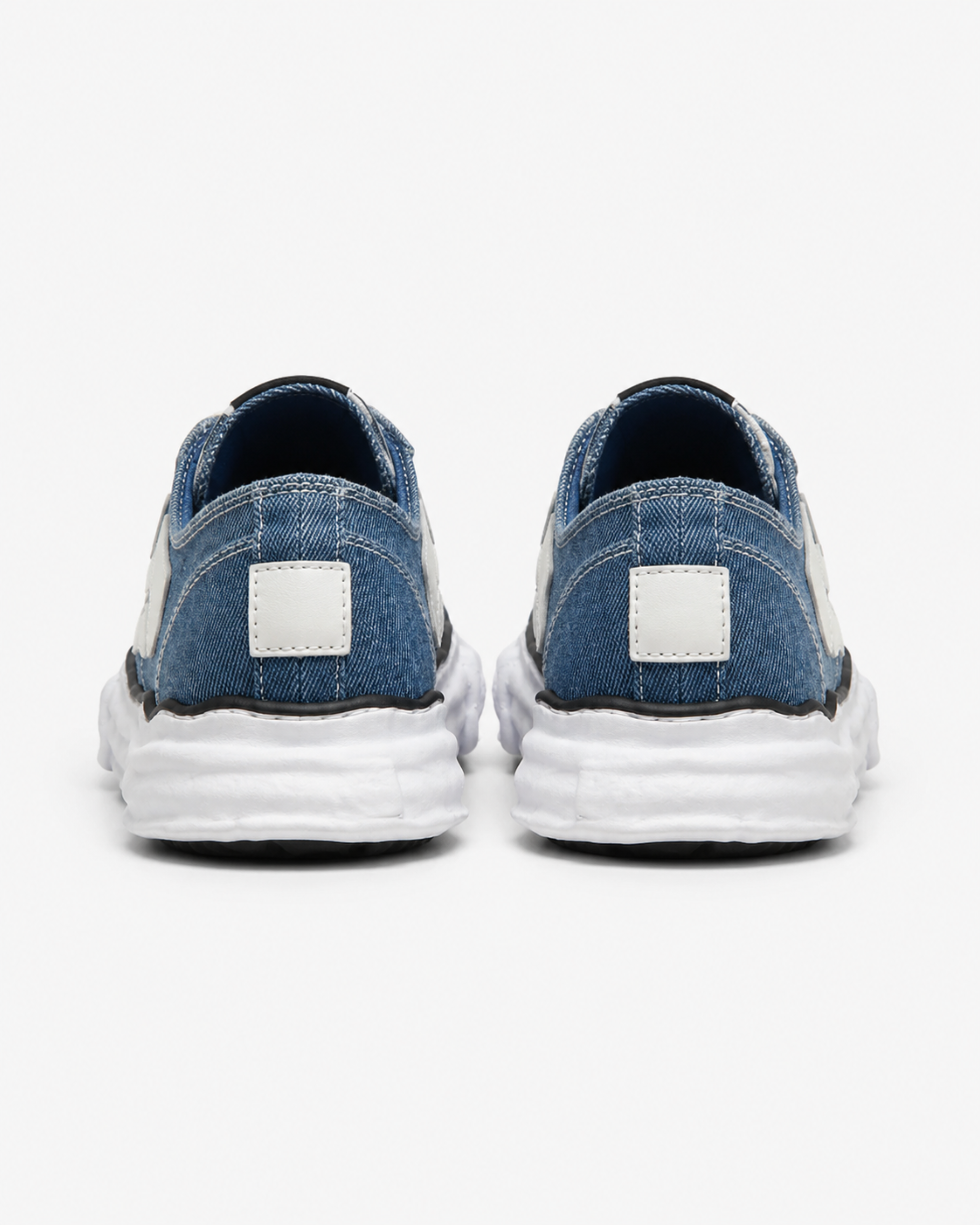 Skeleton Denim Chunky Sneaker - Blue