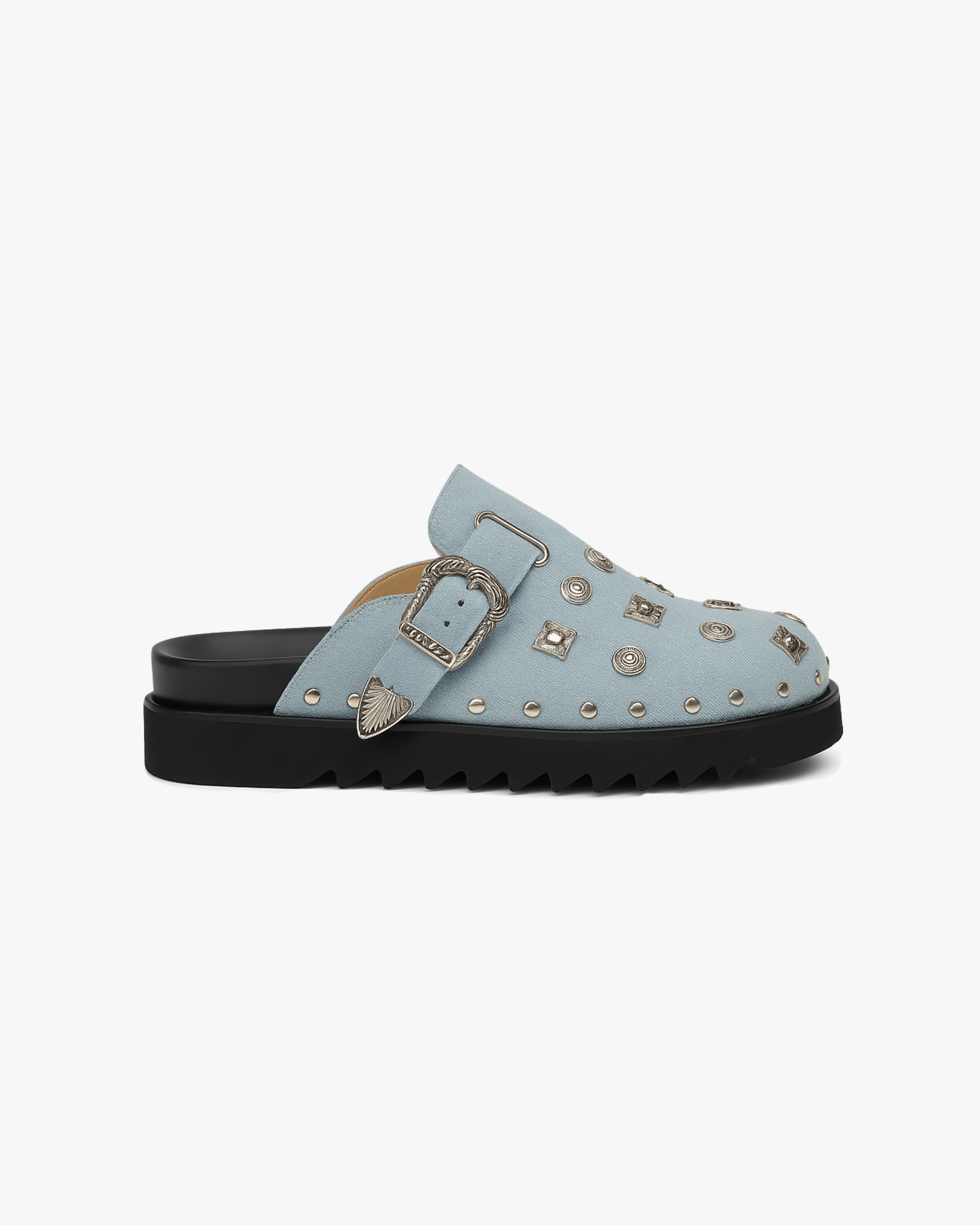 Roma Buckle Leather Sandals