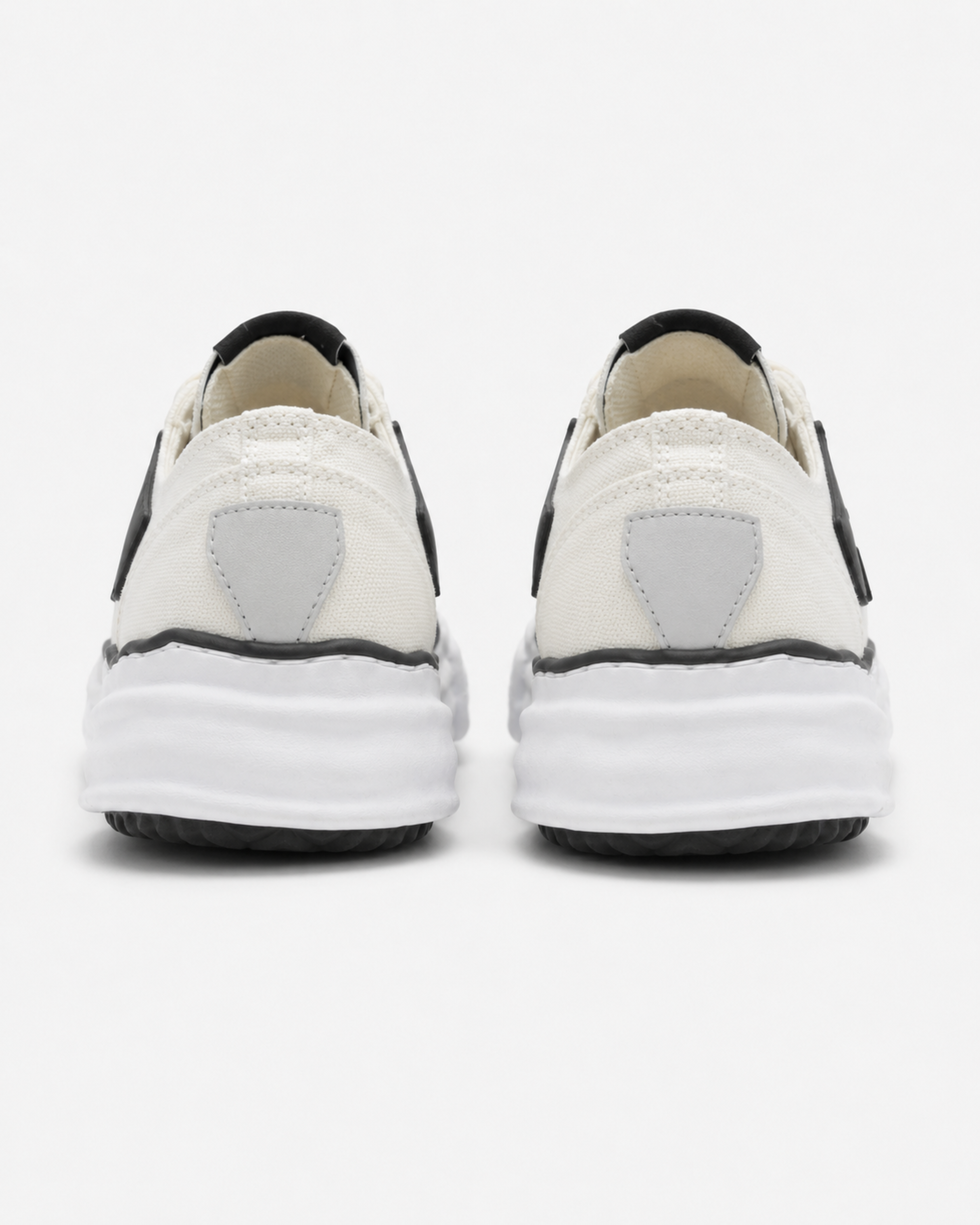 Skeleton Denim Chunky Sneaker - White