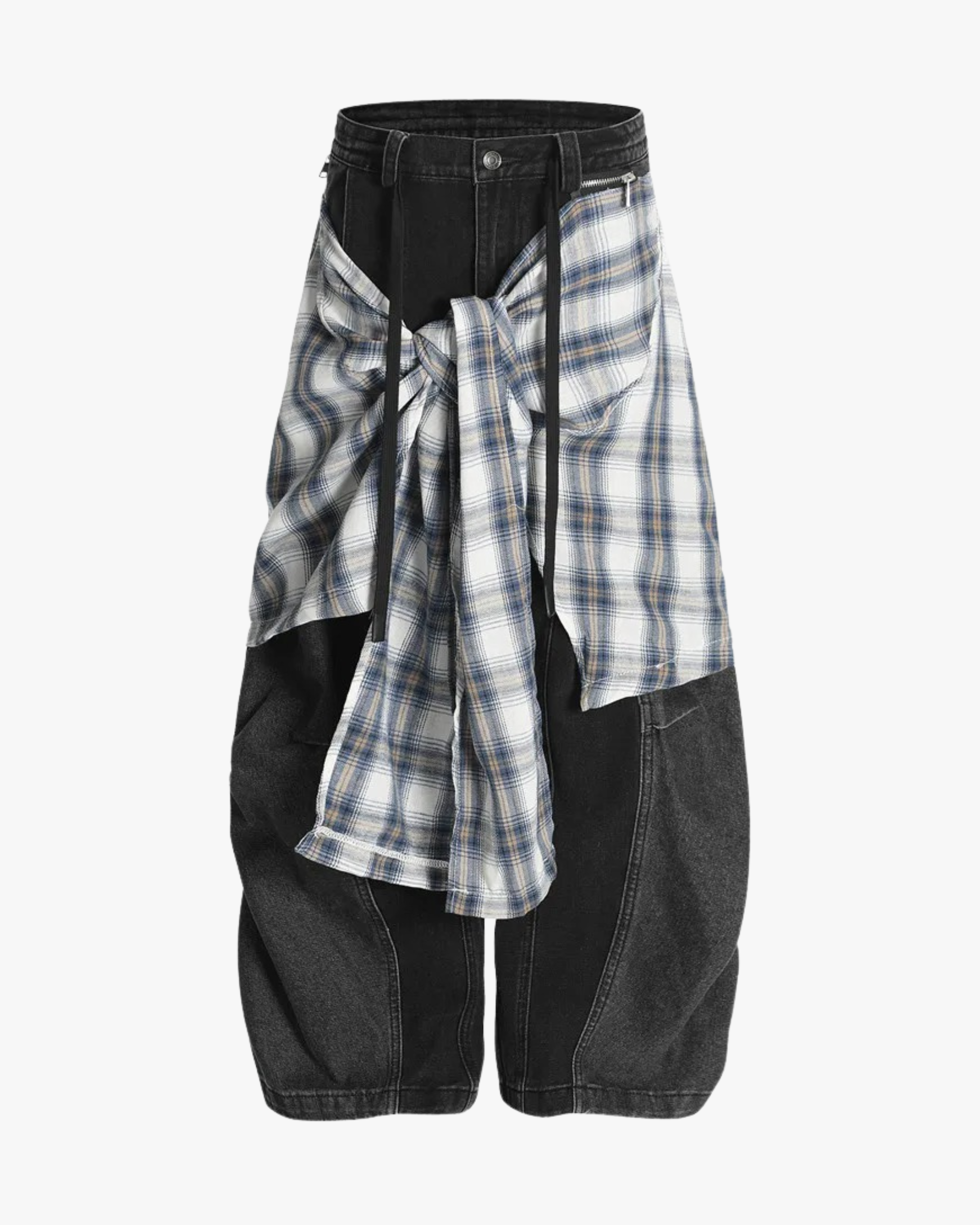 Layer Shift Hybrid Denim Trousers